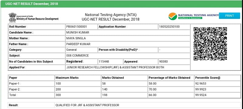 ugc net commerce coaching in chandigarh